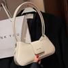 Niche Small Bag Women's New Autumn Fashion Simple Color Crossbody Shoulder Underarm Bag Women