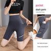 Women's Pocket Shark Pants - Summer Lightweight, No-Line, Tummy-Control Cycling & Yoga Shorts