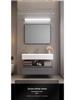 Bathroom LED Sensor Vanity Mirror Cabinet with Fog-Proof, Waterproof, and No-Punch Installation