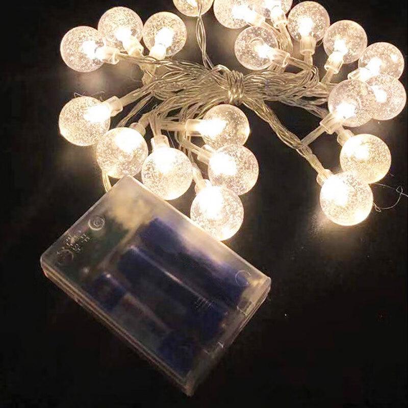 Pailide Small Round Bubble Ball LED String Lights