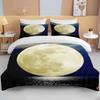 Moon Bedding Set Night View Duvet Cover Set With Pillowcase Bedding King Queen Full Double Single Size Luxury Bedxclothes Decor