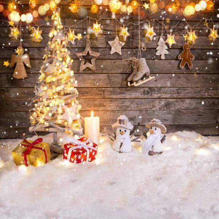 Fond Photo - Noël - 10x10FT - Vinyle Léger - Haute Définition - Décoration Enfants