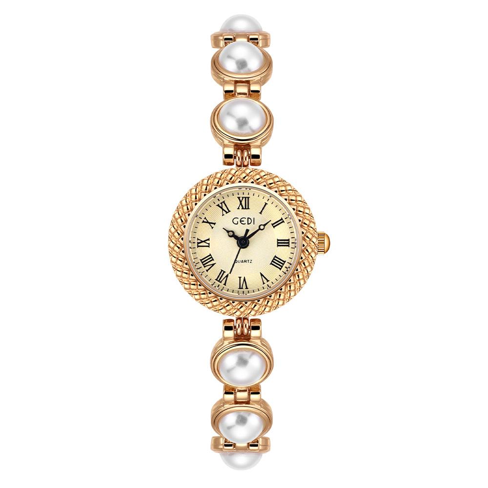 Bracelet Watch Women's Vintage Light Luxury Brand High-end Seven Color Chain Watches Ladies Fashion Quartz Wristwatches Gift