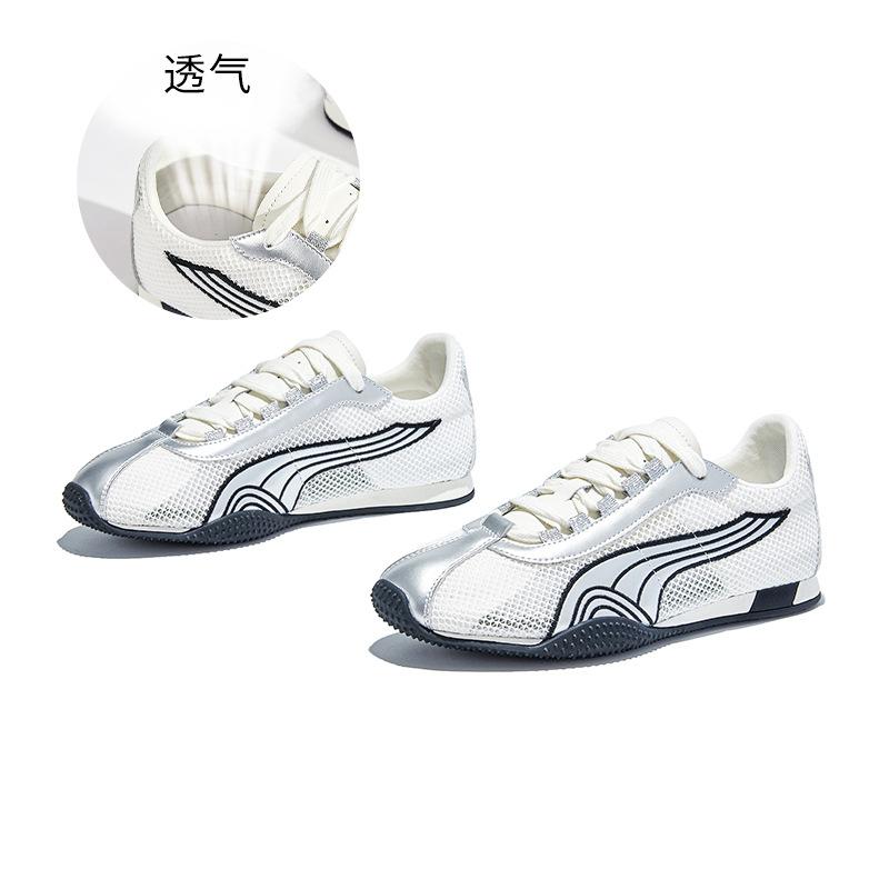 

Стелька из свиной кожи травы Вула, обувь Форреста Гампа женская, лето 2025, новая женская обувь, повседневная, универсальная, кожаная, ретро, немецкие тренировочные туфли 40 бежевый