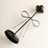 Bowknot Iron Taper Candle Holders Candlestick Holders Decorative Candle Stand for Wedding,Dining Table,Home Decors