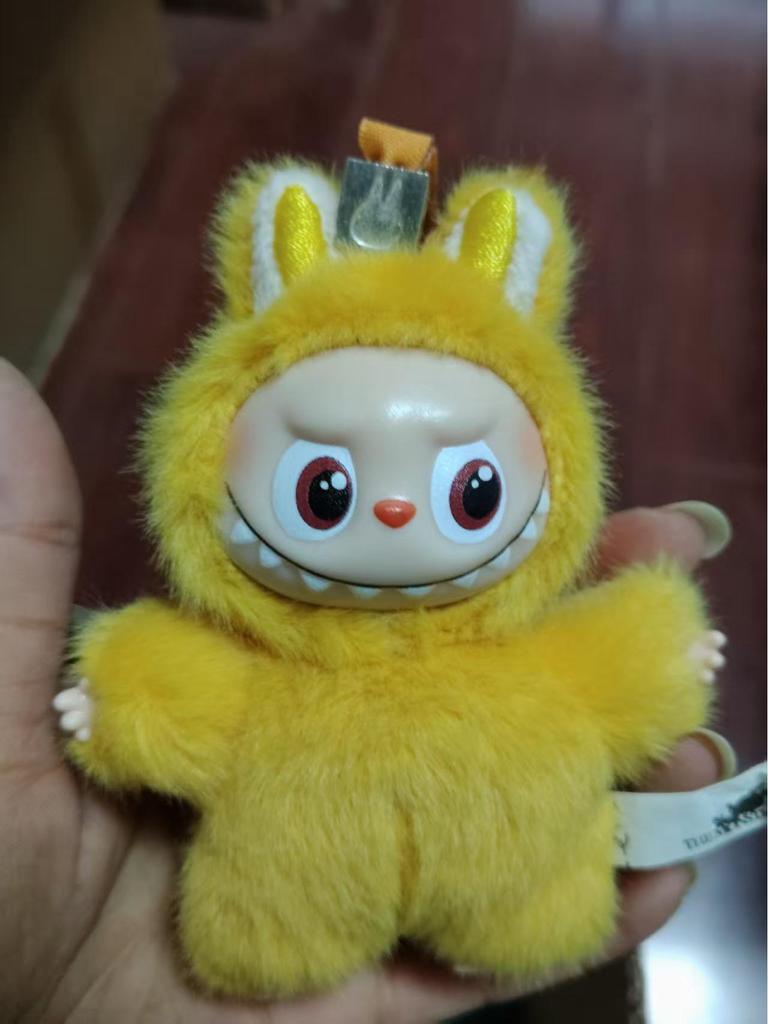 In Stock: Fast Shipping Fabric Doll Keychain with Vinyl Face - Blind Box Plush Figure