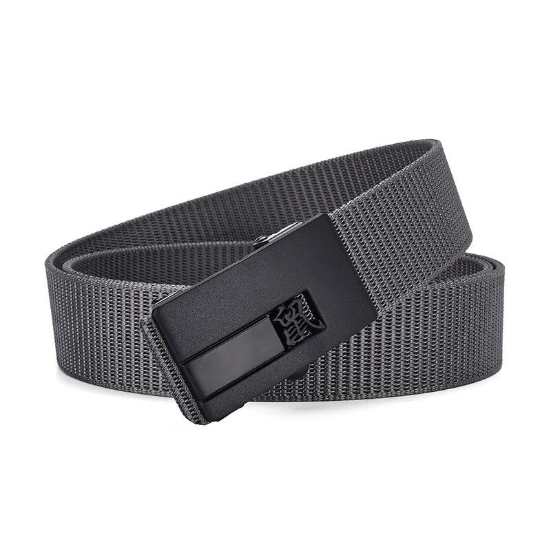 Zodiac Toothless Canvas Belt Simple Automatic Buckle Imitation Nylon Belt Casual Men'S Belt