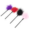 Feather Tickle Sex Toy with Colorful Bondage Restraint Riding Crop Flogger for Women Couples Adult Sexual Fun
