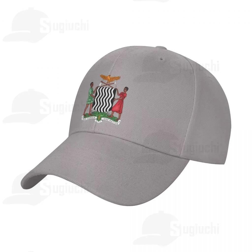 2025 National Emblem Of Zambia Coat Of Arms Sun Baseball Cap Dad Hats Adjustable For Unisex WoUnisex Unisex Outdoor Hat