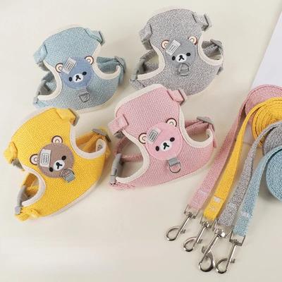 Puppy Harness for Small Dogs Adjustable Harness and Leash Dog Leash Dog Cat Collar Dog Cat Accessories
