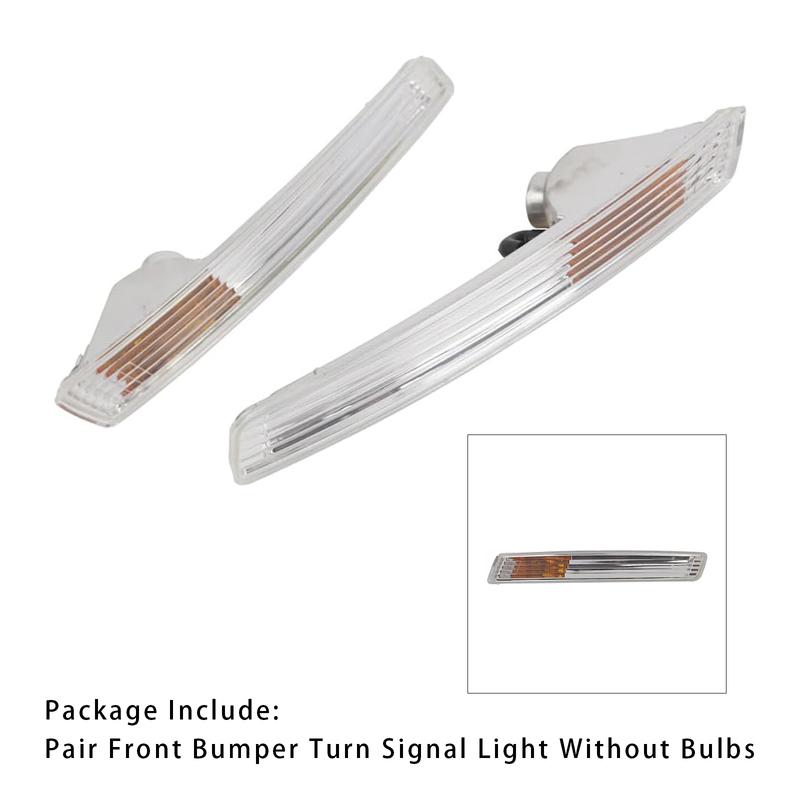Artudatech Pair Front Bumper Turn Signal Light Without Bulbs For VW Beetle 06-10 1C0953041R Car Accessories