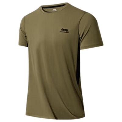 T-shirt da uomo girocollo ad asciugatura rapida