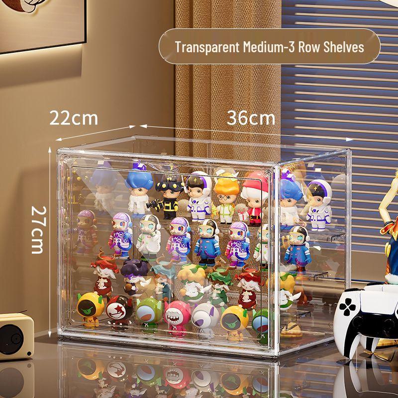 Clear Acrylic Action Figure Display Box & Blind Box Stand