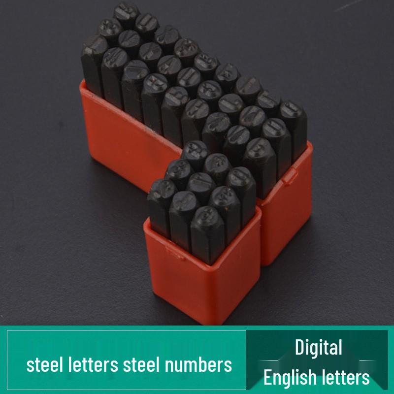 Набор цифровых стальных пробойников для букв и цифр Number Set 3mm