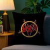 SlayerS MMetal Rock Pillow Case Sofa Living Room Bedroom Doublesided Printing Square Cushion Nap Time Pillow Case
