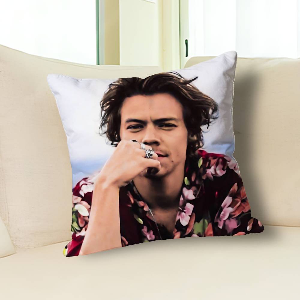 Povlaky na polštář H-Harry S-Styles pro ložnici obývací pokoj pohovku domácí dekorace Polyesterový potah na polštář se zipem