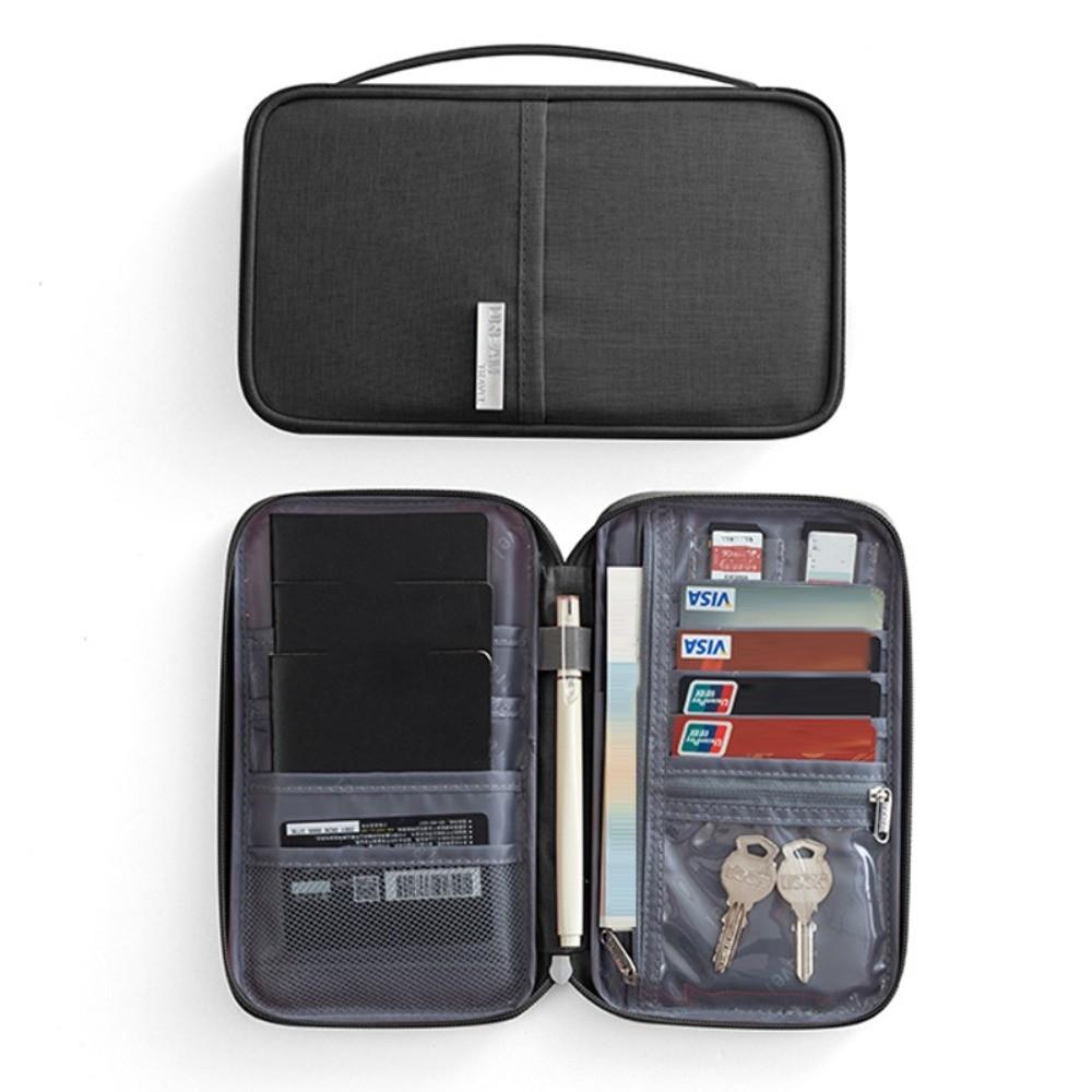 Large Capacity Passport Bag Card Holder Card Storage Bag Travel Wallet  Travel Accessories