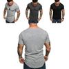 Fashion Men's Casual Fit Short Sleeve Slim Muscle Bodybuilding T-shirt Tee Tops For Ultimate Comfort