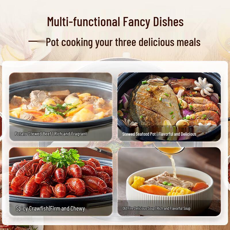 Midea 4L Multi-function Electric Hot Pot with Grill Plate