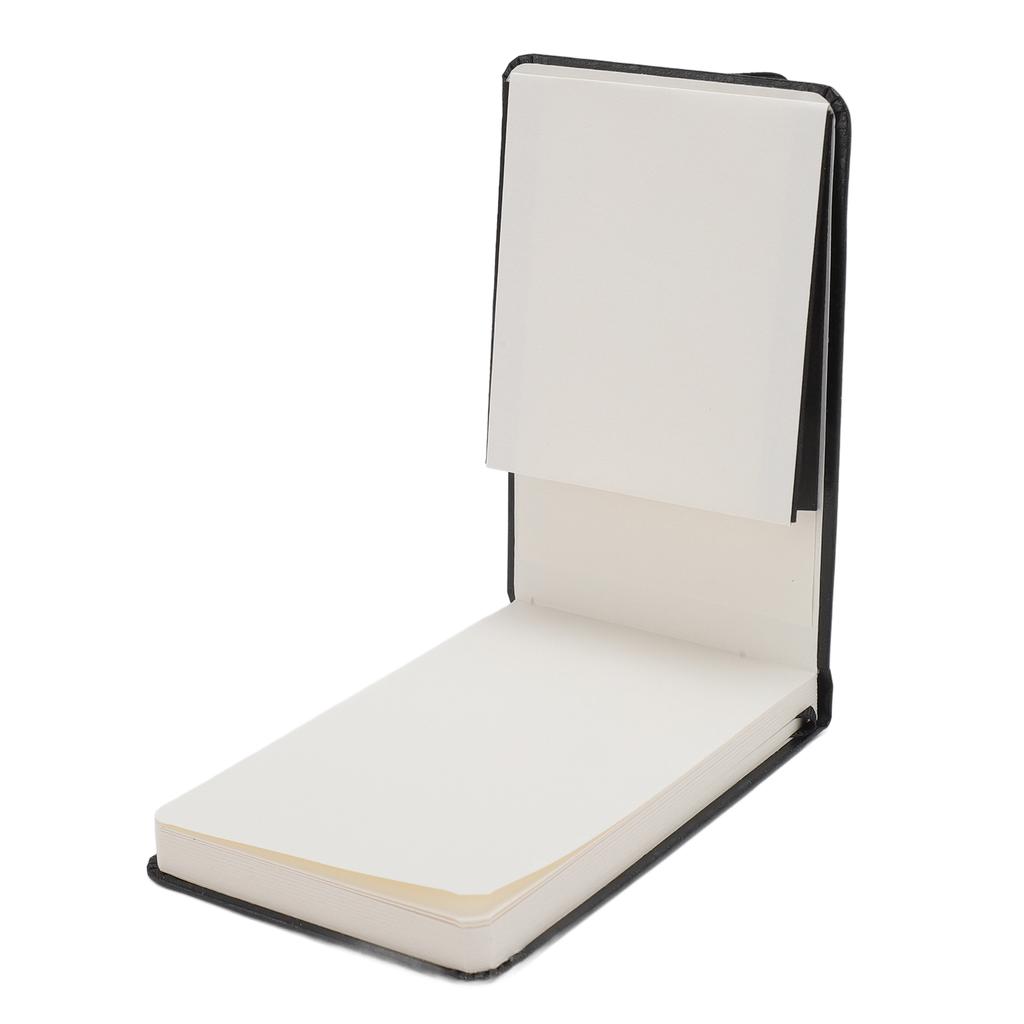 Aquarelljournal 24 Blatt 300 g/m² Dickes Papier PU-Leder Einband Tragbares Taschenskizzenbuch für Reise Outdoor