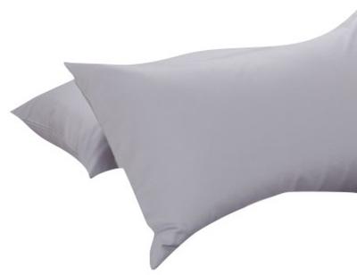 Home Egyptian Luxury Extra Long Staple Cotton Hotel Quality Pillowcase 35 X 50CM 35 500 Thread Count Satin Weave Silver Gray Pillowcase Envelope Style