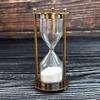 Handmade Vintage Nautical Brass Hourglass - Perfect Collectibles