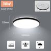 Ultra Thin Led Ceiling Lamps LED Square Round Panel Lamp 72W 50W Surface Mount Ceiling Light Fixtures for Living Room Bedroom