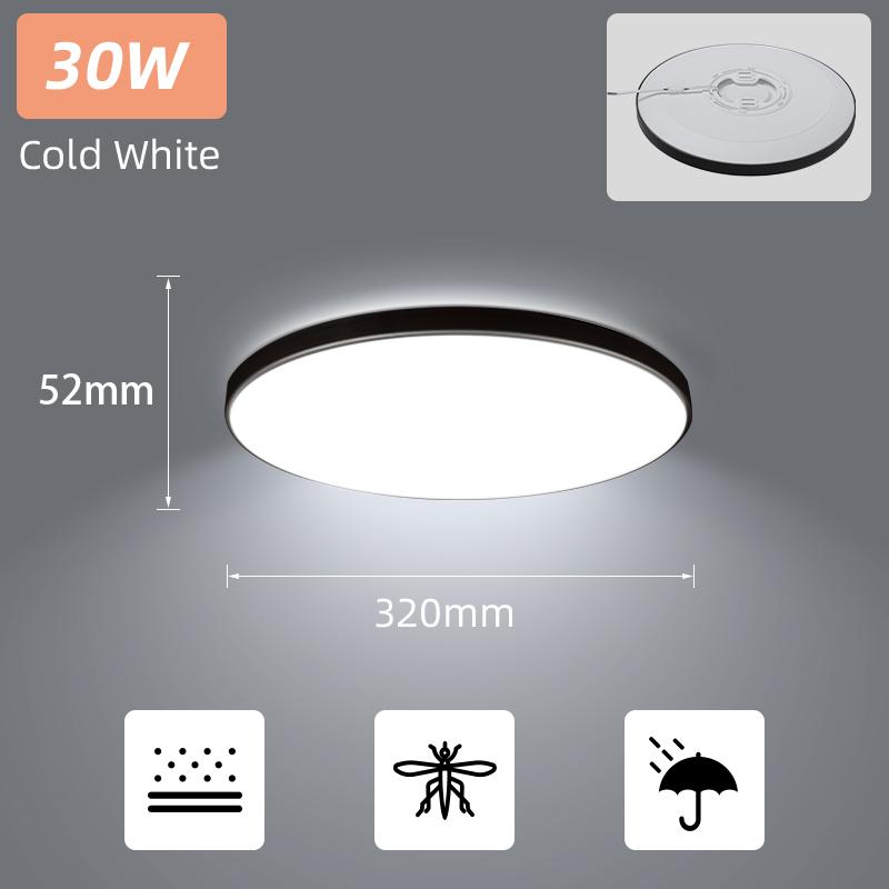 Ultra Thin Led Ceiling Lamps LED Square Round Panel Lamp 72W 50W Surface Mount Ceiling Light Fixtures for Living Room Bedroom