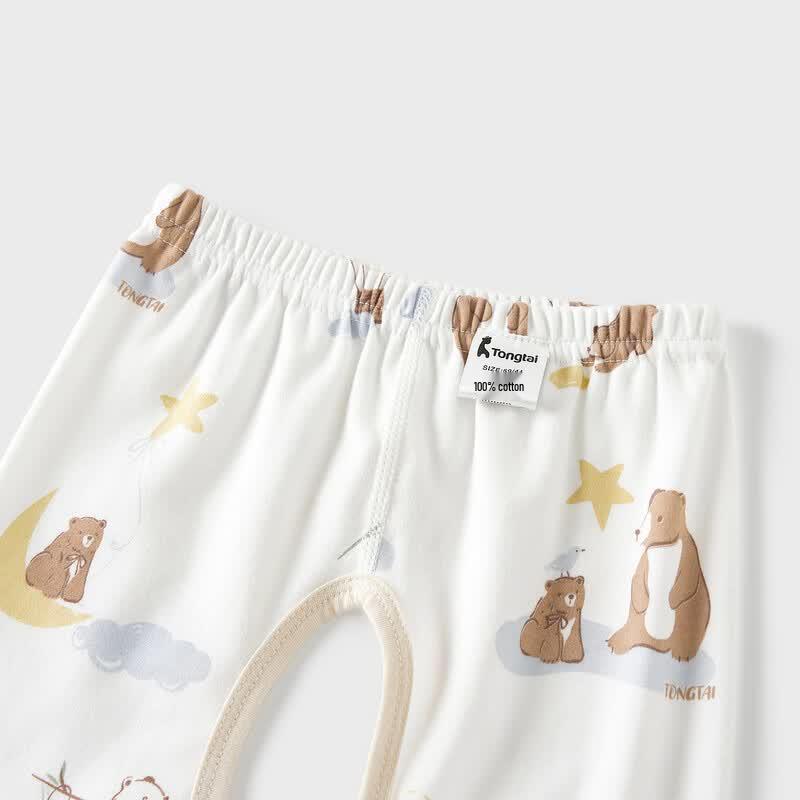 Tongtai Cotton Baby Open-Crotch Casual Pants
