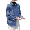 2024 Autumn Retro Loose Denim Shirt Jacket for Women