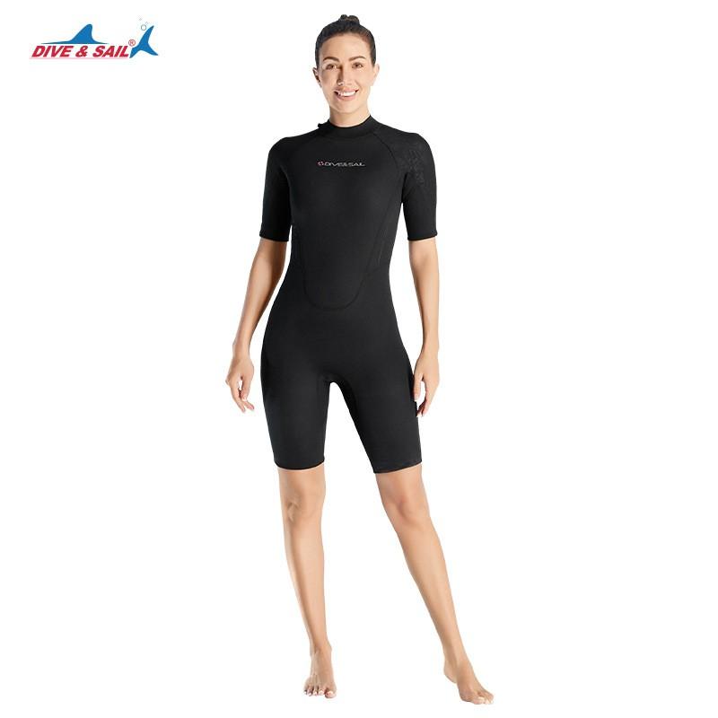 3mm Womens Shorty Wetsuit Snorkeling Surfing Swimming Warm Thermal Dive Suit