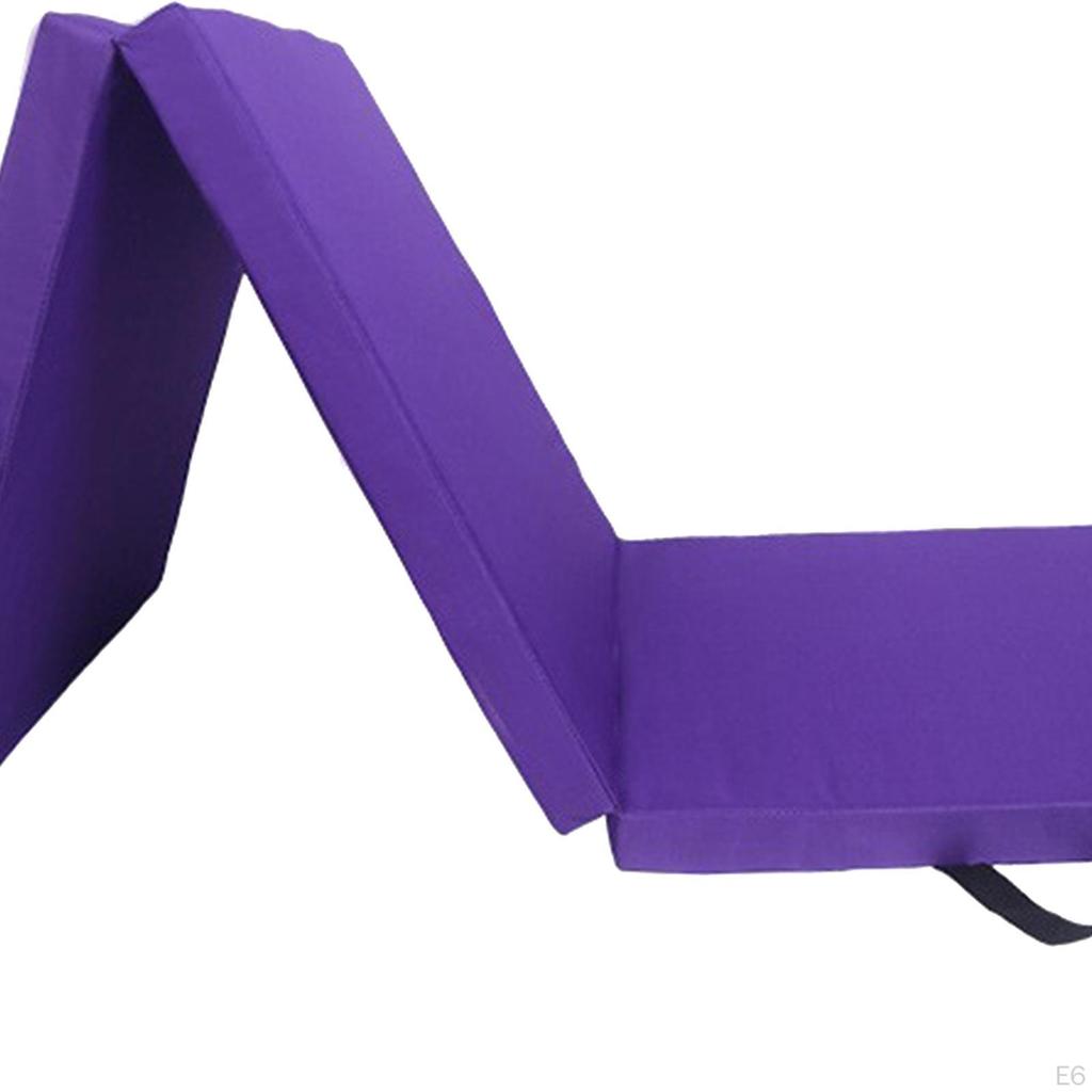 Collapsible Exercise Mat Foldable Yoga Pad for Gymnastics Balance