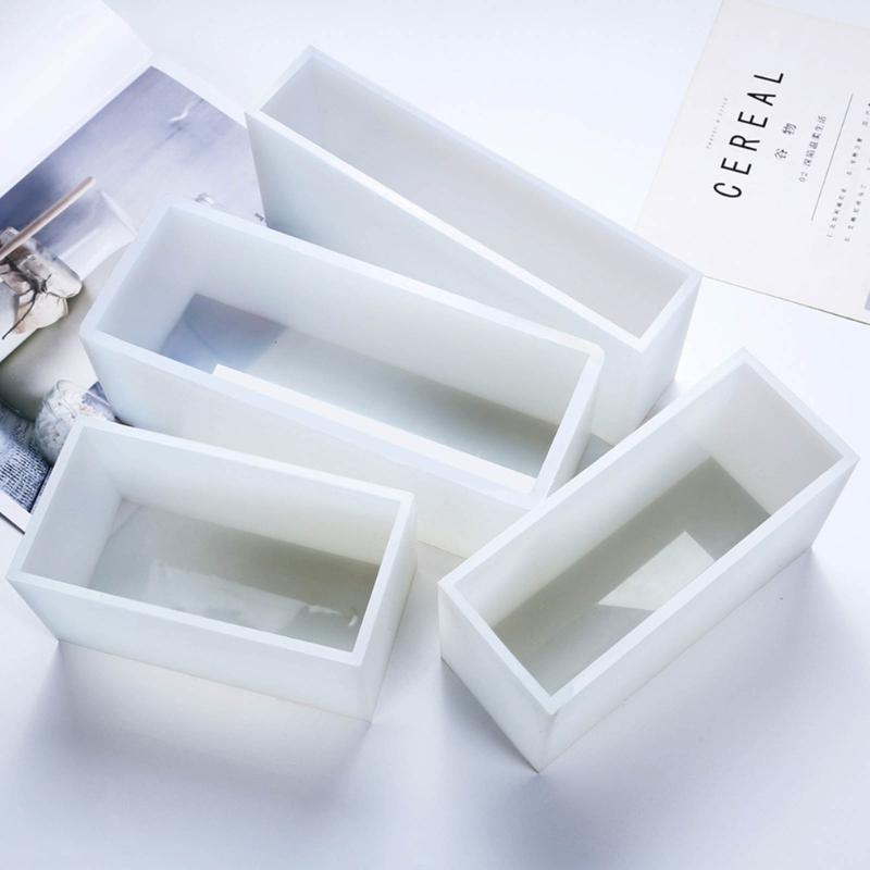 Square Round Rectangle Mould Geometric Decorative Ornament Decors Silicone Mold