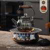 Electric Ceramic Tea Set with Induction Cooker: Glass Water Boiler and Steamer for Health Tea Brewing