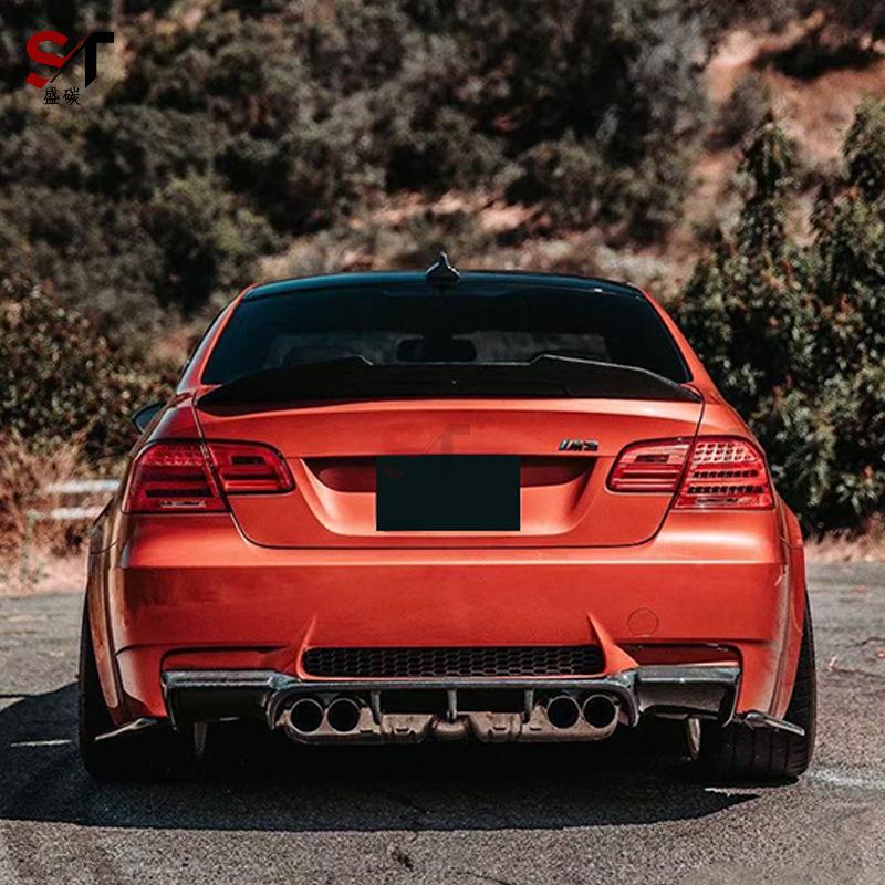 Carbon Fiber V-Style Rear Diffuser Body Kit for BMW 3 Series E92 E93