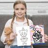 Birthday Theme Coloring Book Painting Book Foil Art Craft Set Graffiti Picture Drawing Book for Creative Painting