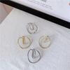 Vintage Geometric Irregular Curve Clip Earrings For Women Ear Cuff Wrap Non Pierced Earings Fashion Jewelry