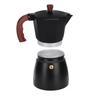 150ml/300ml Aluminium Mokka Espresso Kaffeekocher Kaffeemaschine Schwarz/Blau Moka Pot Herdplatten-Kaffeemaschine Kaffeemaschine 3 Tassen/6 Tassen