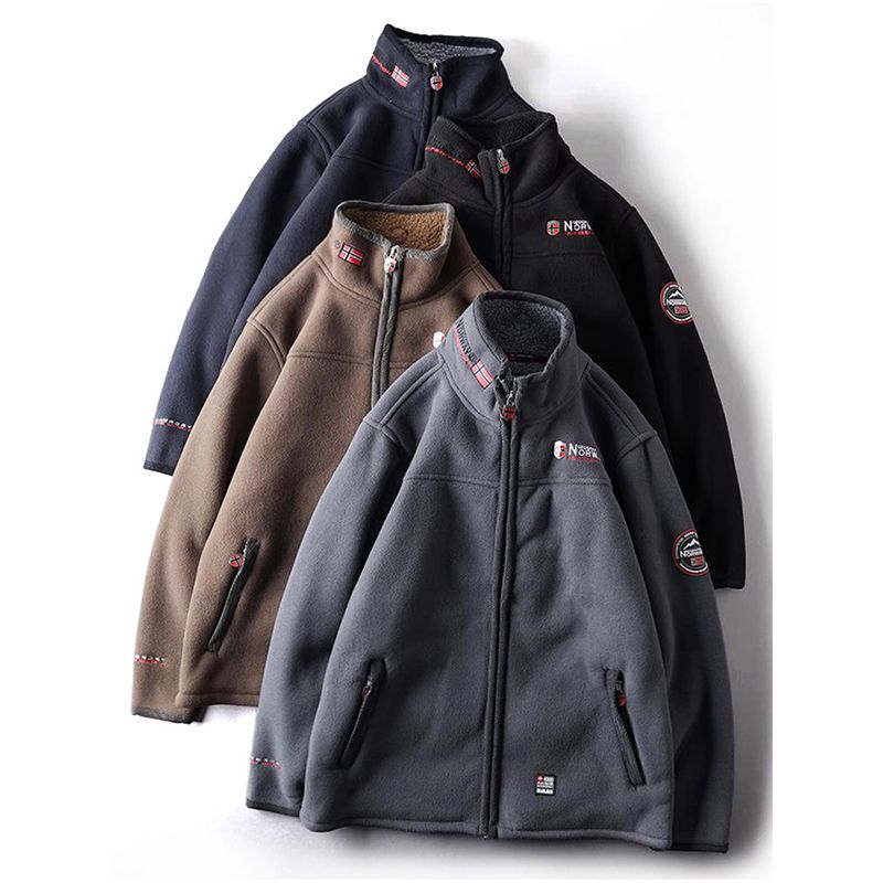Winter Export Tail Order Men's Cotton Clothes Fleece Sweater Outwear