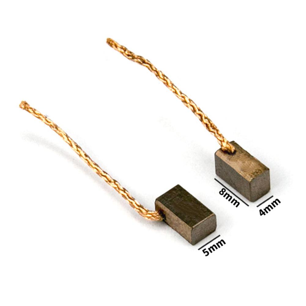 10pcs Motor Carbon Brushes Set Tight Copper Wire For Electric Hammer/Drill Angle Car Casement Motor Brush Copper Wear-resistant