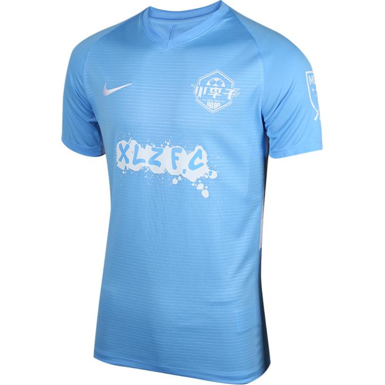 Nike Simple Comfortable Breathable Short Sleeve Soccer Jersey Unisex tops Light-Blue 894231-412 M