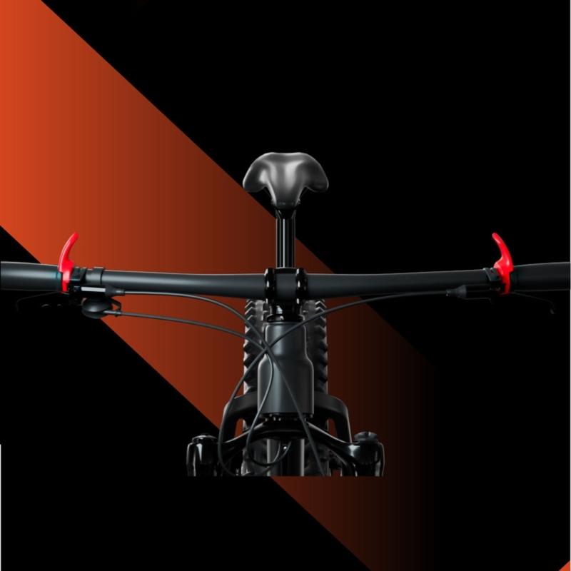 Anti-Slip Mountain Road Bike Handlebar Ends for Bicycles Handle with Lock Rings