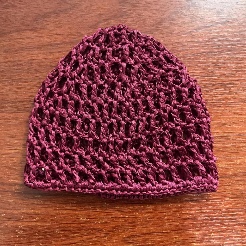 Handmade Crochet Sleep Cap: Solid Color Women's Wig and Hair Protection Net