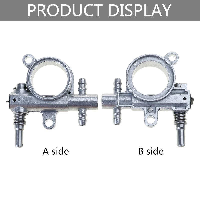 2500/3800 Chainsaw Spare Parts Chainsaw Oil Pump With Worm Drive Gear Fitting for 25CC Replacement Spare Parts Metal