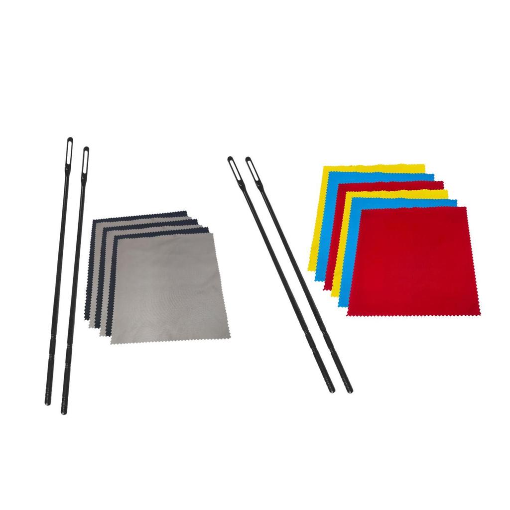 Flute Cleaning Rod and Cloth,Flute Polishing Cloth ,Woodwind
