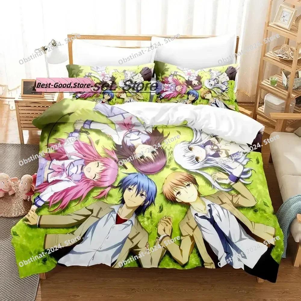 Top  Angel Beats Bedding Set Duvet Cover Full Queen King Size Pillowcase Bed Printed Bed Set Aldult Kid Bedroom Single Twin