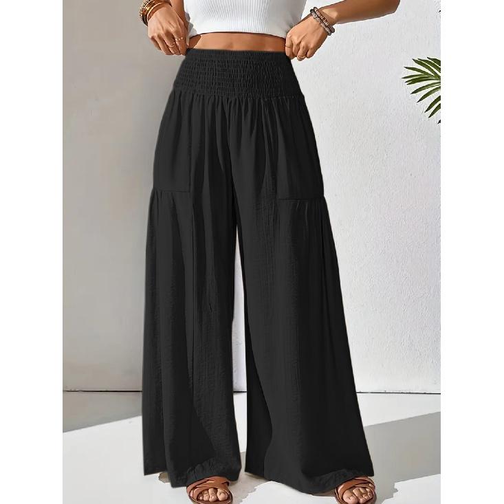 Ladies' Daily New Seasonal Commuting Business Leisure Pants With Pockets Made Of Pure Cotton And Comfortable Fit