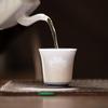 Exquisite Window Paper Magnolia Cup White Porcelain Ceramic Master Cups Chinese Kung Fu Tea Set Teaware Tea Ceremony Accessories