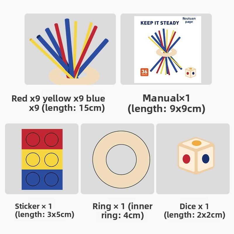 Stick Wooden Build Blocks For Preschoolers Educational And Growth Cognitive