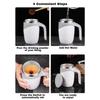 Tasse à café magnétique à rotation automatique pour restaurants et cafés